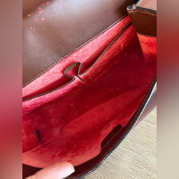 Celine Brown Leather Hobo Shoulder Bag - Picture 10 of 10